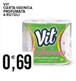 Vantaggio Cash&Carry Vit carta igienica profumata 4 rotoli offerta
