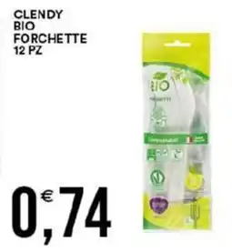 Vantaggio Cash&Carry Clendy bio forchette 12 pz offerta