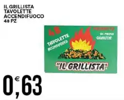 Vantaggio Cash&Carry Il grillista tavolette accendifuoco 48 pz offerta