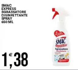 Vantaggio Cash&Carry Smac express sgrassatore disinfettante spray offerta