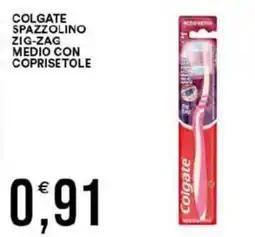 Vantaggio Cash&Carry Colgate spazzolino zig-zag medio con coprisetole offerta