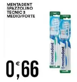 Vantaggio Cash&Carry Mentadent spazzolino tecnic 3 medio/forte offerta