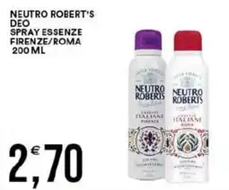 Vantaggio Cash&Carry Neutro robert's deo spray essenze firenze/roma offerta