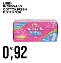 Vantaggio Cash&Carry Lines intervallo cotton fresh distesi x20 offerta