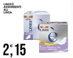 Vantaggio Cash&Carry Lines e assorbenti ali linea offerta