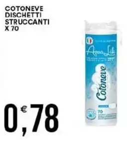 Vantaggio Cash&Carry Cotoneve dischetti struccanti x 70 offerta