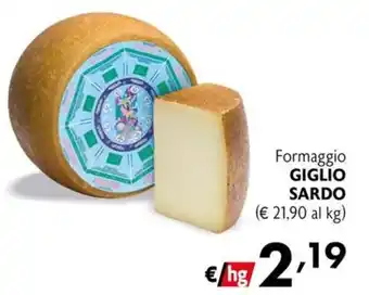 Eurospesa Formaggio GIGLIO SARDO offerta