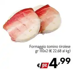Eurospesa Formaggio tomino tirolese offerta