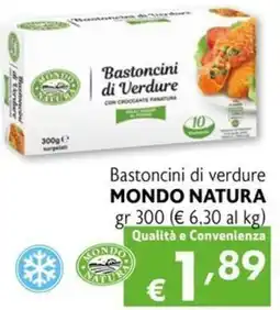 Eurospesa Bastoncini di verdure MONDO NATURA offerta