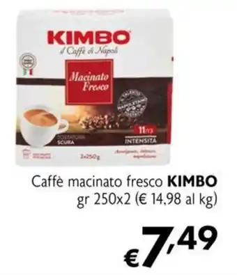 Caffè macinato fresco KIMBO