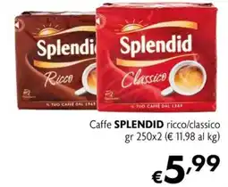 Eurospesa Caffe SPLENDID ricco/classico offerta