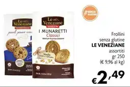 Eurospesa Frollini senza glutine LE VENEZIANE offerta