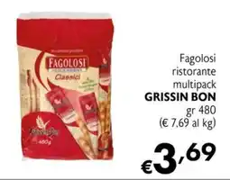 Eurospesa Fagolosi ristorante multipack GRISSIN BON offerta
