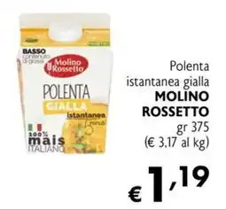 Eurospesa Polenta istantanea gialla MOLINO ROSSETTO offerta