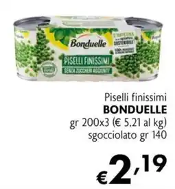 Eurospesa Piselli finissimi BONDUELLE offerta