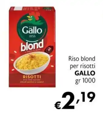 Eurospesa Riso blond per risotti GALLO offerta