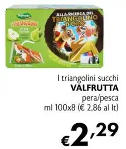 Eurospesa I triangolini succhi VALFRUTTA offerta