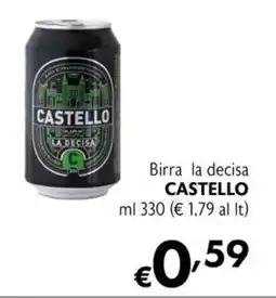 Eurospesa Birra la decisa CASTELLO offerta