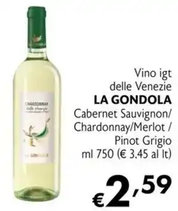 Eurospesa Vino igt delle Venezie LA GONDOLA offerta