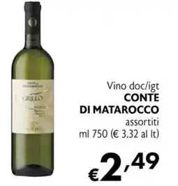 Eurospesa Vino doc/igt CONTE DI MATAROCCO offerta