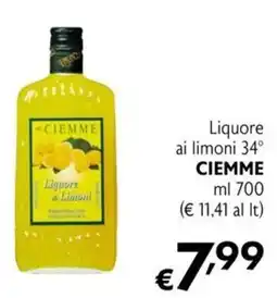 Eurospesa Liquore ai limoni 34° CIEMME offerta