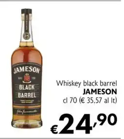 Eurospesa Whiskey black barrel JAMESON offerta