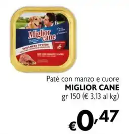 Eurospesa Patè con manzo e cuore MIGLIOR CANE offerta
