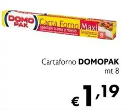 Eurospesa Cartaforno DOMOPAK mt 8 offerta