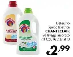 Eurospesa Detersivo iquido lavatrice CHANTECLAIR offerta