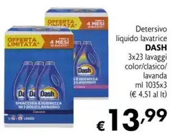 Eurospesa Detersivo liquido lavatrice DASH offerta