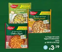 Eurospesa Findus Le Zuppa del casale leggera/tradizionale/ pasta offerta
