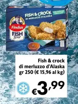 Eurospesa Findus Fish & crock di merluzzo d'Alaska offerta