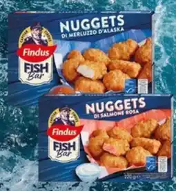 Eurospesa Findus Nuggets salmone rosa/ merluzzo d'Alaska offerta