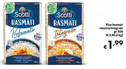 Eurospesa Scotti riso basmati classico/integrale offerta