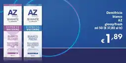 Eurospesa Dentifricio bianco AZ offerta