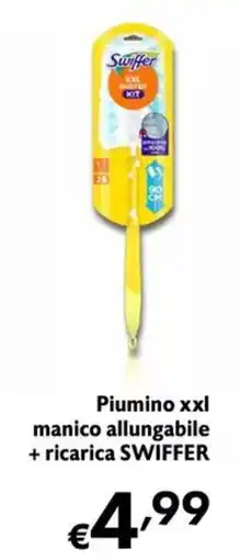 Eurospesa Piumino xxl manico allungabile + ricarica SWIFFER offerta