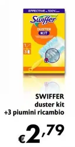 Eurospesa SWIFFER duster kit + ricarica SWIFFER +3 piumini ricambio offerta