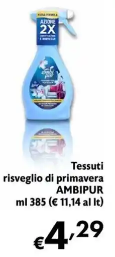 Eurospesa Tessuti risveglio di primavera AMBIPUR offerta