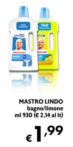 Eurospesa MASTRO LINDO bagno/limone offerta