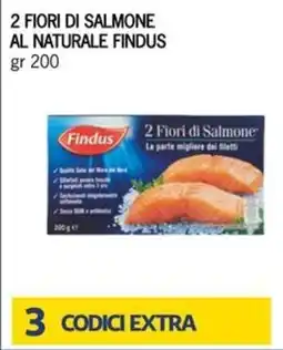 Eurospesa 2 fiori di salmone al naturale FINDUS offerta