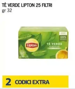 Eurospesa Tè verde lipton 25 filtri offerta