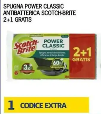 Eurospesa Scotch Spugna power classic antibatterica scotch-brite offerta