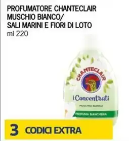 Eurospesa Profumatore chanteclair muschio bianco/ sali marini e fiori di loto offerta