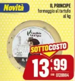 Gruppo di Palo IL PRINCIPE formaggio al tartufo offerta