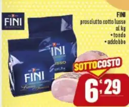 Gruppo di Palo FINI prosciutto cotto lusse offerta