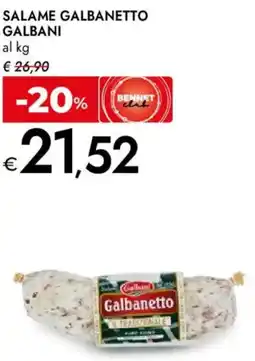 Bennet Salame galbanetto GALBANI offerta