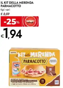 Bennet Il kit della merenda PARMACOTTO offerta