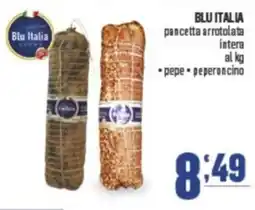 Gruppo di Palo BLU ITALIA pancetta arrotolata intera offerta