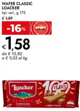 Bennet Wafer classic LOACKER offerta