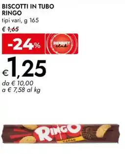 Bennet Biscotti in tubo RINGO offerta